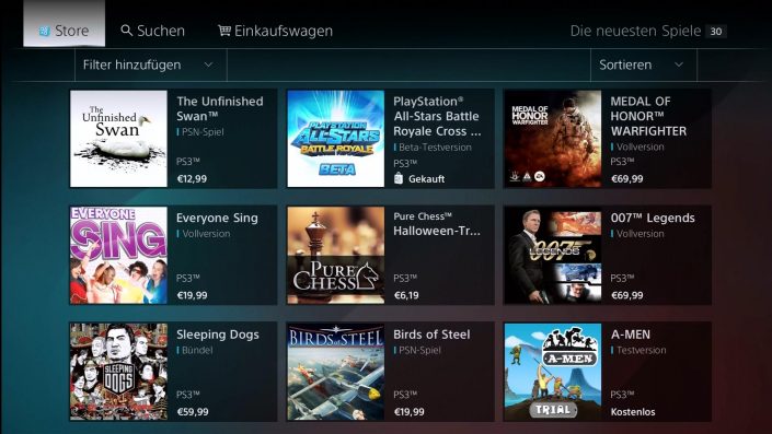 PlayStation Store: Webversion für PS3, PS Vita und PSP geschlossen