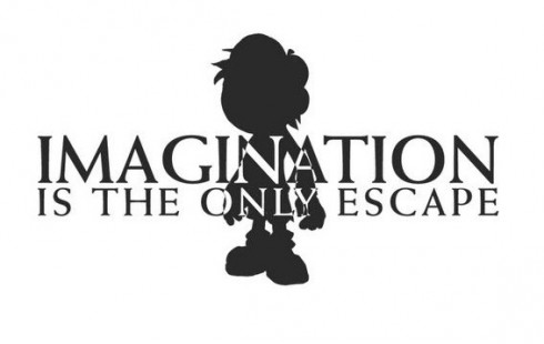 imagination is the only escape- luc bernard