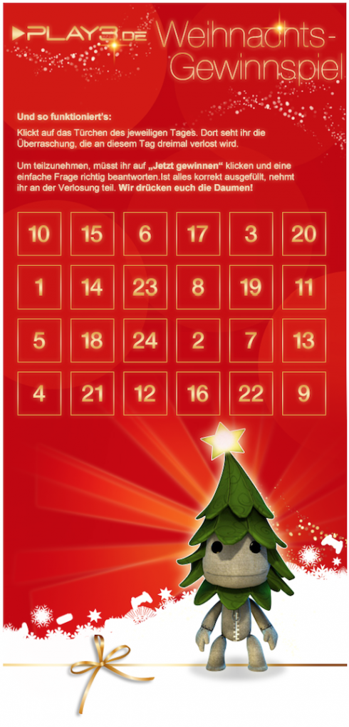 Adventskalender Bild 2013 Gewinnspiel