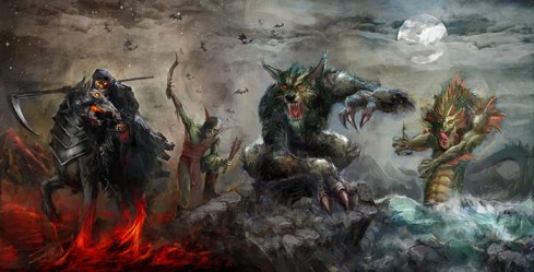 ghouls goblins demon world