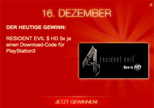 RESIDENT EVIL 4 HD Adventskalender 2013