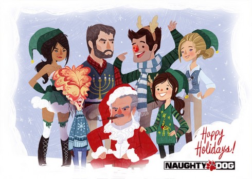 naughty dog christmas 2013