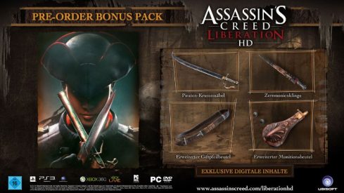assassins creed liberation hd pre order