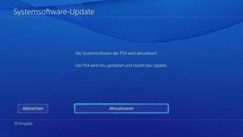 PS4 Systemsoftware aktualisieren