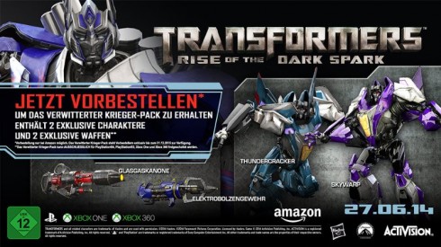 Transformers  The Dark Spark verwitterter Krieger-Paket tf_rotds_dlc-amazon-de