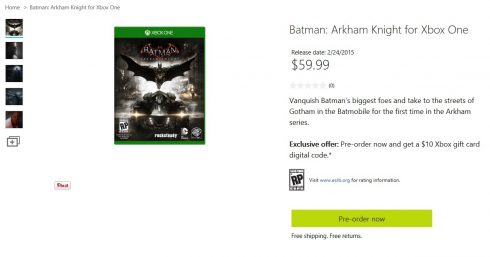 batman arkham knight microsoft store