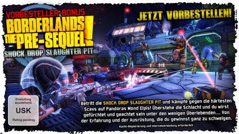 Borderlands The Pre-Sequel preorder bonus