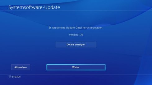 PlayStation 4 System Software Version 1.76