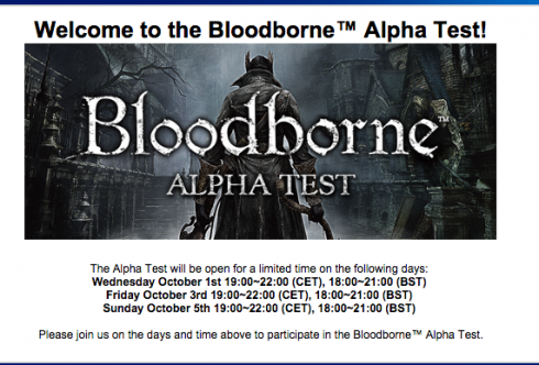 bloodborne alpha