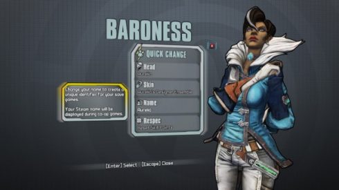 borderlands pre sequel baroness