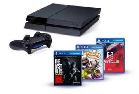 ps4 bundle last of us+LBP3+DC