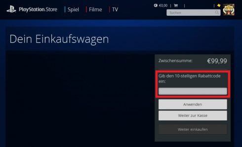 psn-store-rabatt-code markiert