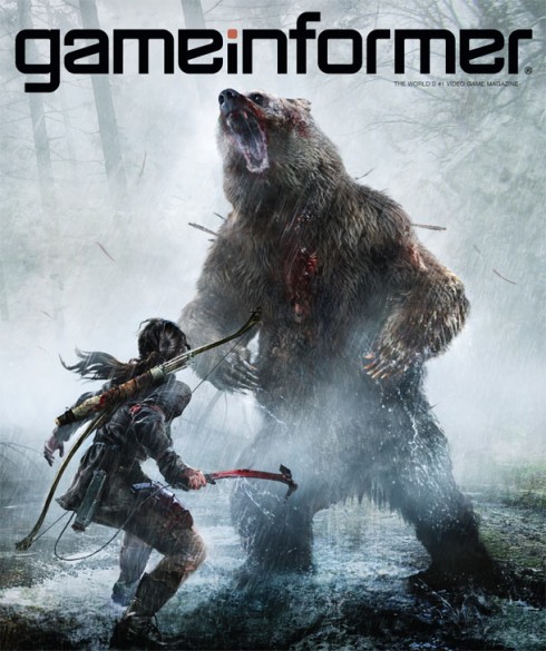 Rise of the Tomb Raider Game Informer Cover