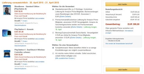 bloodborne amazon bundle preis