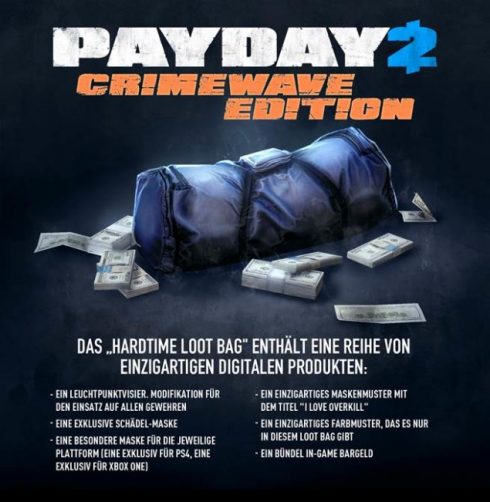 payday 2 crimewave edition erstauflage