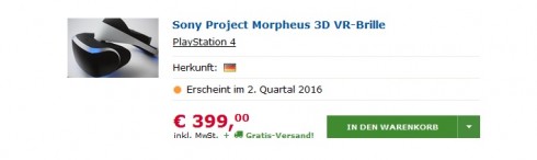 Project Morpheus gameware