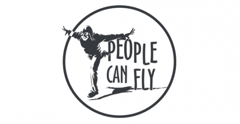 people can fly logo