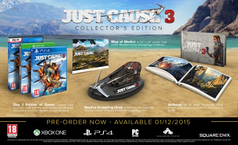 just cause 3 collectors