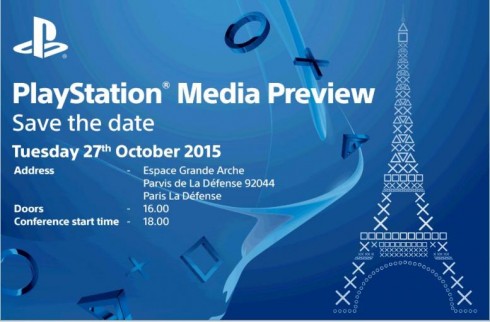SCEE Paris Games Week PlayStation conference