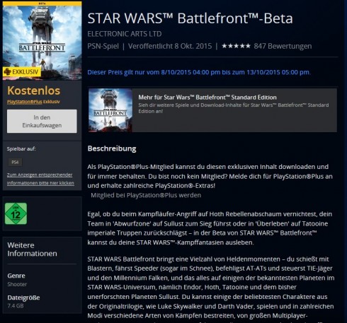 star wars battlefront beta plus