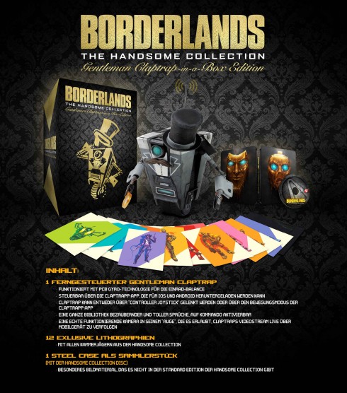 Borderlands The Handsome Collection mit Gentleman Claptrap