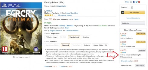 amazon prime far cry primal