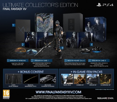 ultimate collectors box final fantasy xv