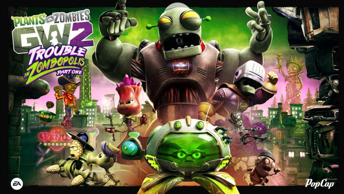 Plants vs. Zombies: Garden Warfare 2 – Patchnotes und Infos zum Inhalts-Update „Zoff in Zombopolis“