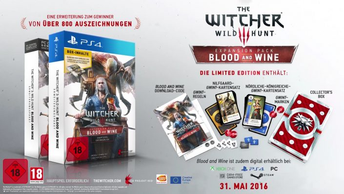 The Witcher 3: Blood and Wine – Teaser-Trailer enthüllt Termin und Limited Edition