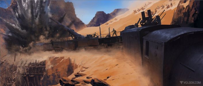 Battlefield 1: Gezeigter Panzerzug mit sechs Spielern befahrbar