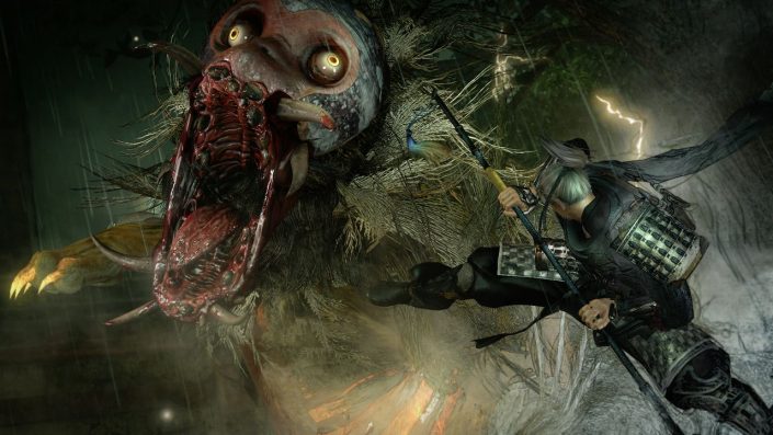 Nioh: Zahlreiche Direct-Feed-Screenshots zeigen Waffen, Monster und mehr – Video