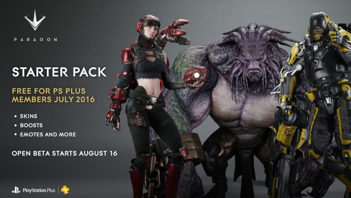 Paragon: Starter-Pack im Juli kostenlos für PlayStation Plus-Mitglieder