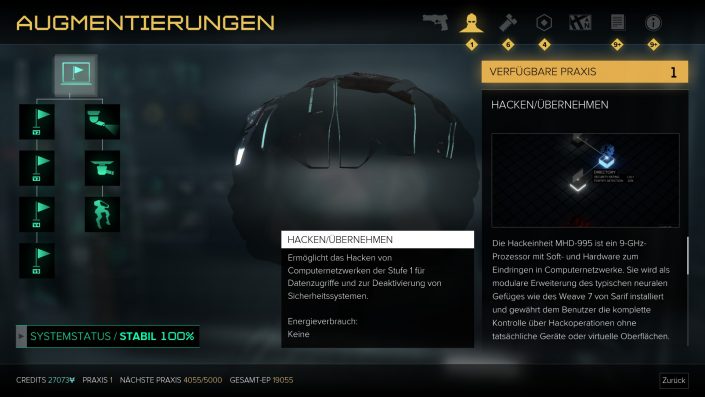 Deus Ex - Mankind Divided - Augmentierungen - Tipps - Guide - Hacken