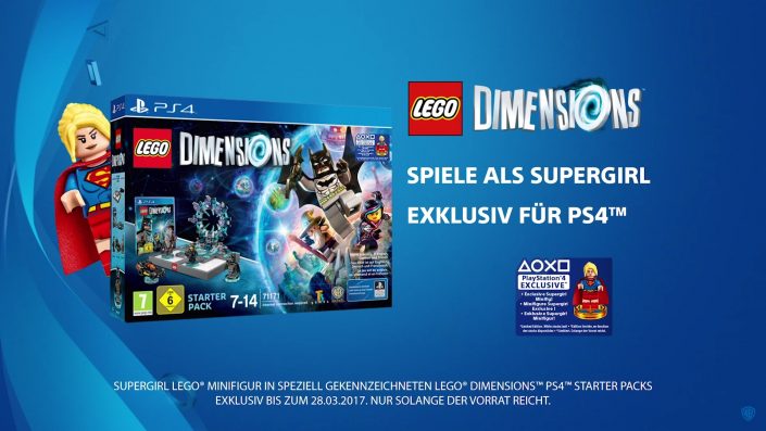 LEGO Dimensions: Exklusive  Supergirl-Minifigur für PS4-Starter-Packs angekündigt