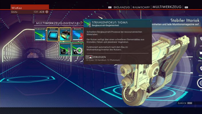 No Mans Sky - Einsteiger-Guide - Multiwerkzeug