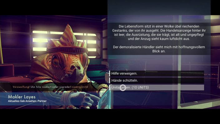 No Man's Sky - Fremde Lebensformen - Sprachen lernen und Ansehen pflegen - Gek-Hilfe