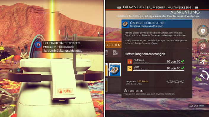 No Man's Sky - Planeten erkunden auch ohne Karte - Signalscanner benutzen