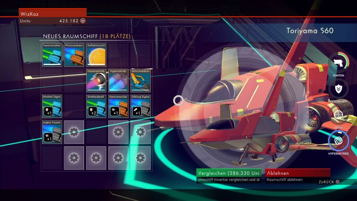 No Man's Sky - Raumschiffe finde, kaufen und verbessern - Raumschiff-Kauf