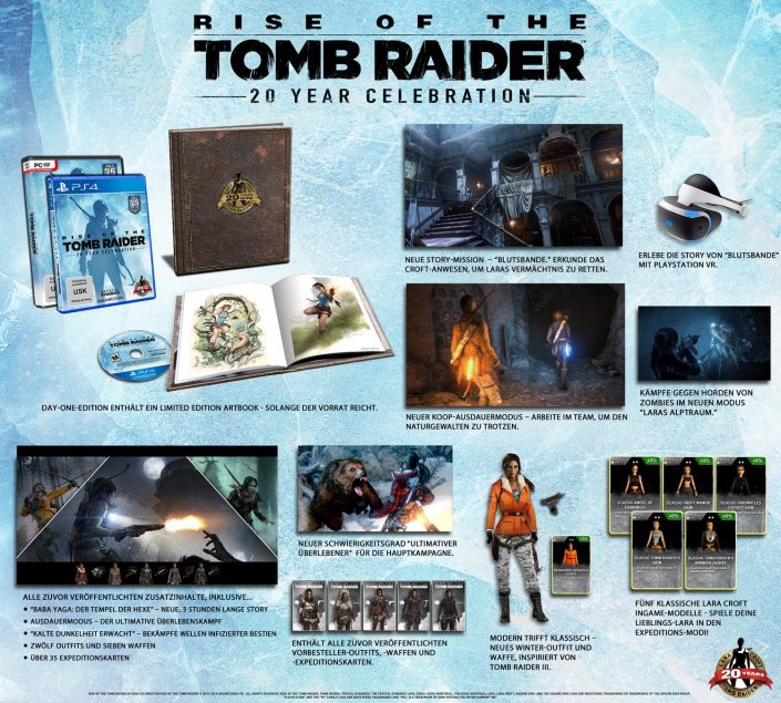 Rise of the Tomb Raider 20 Year Celebration