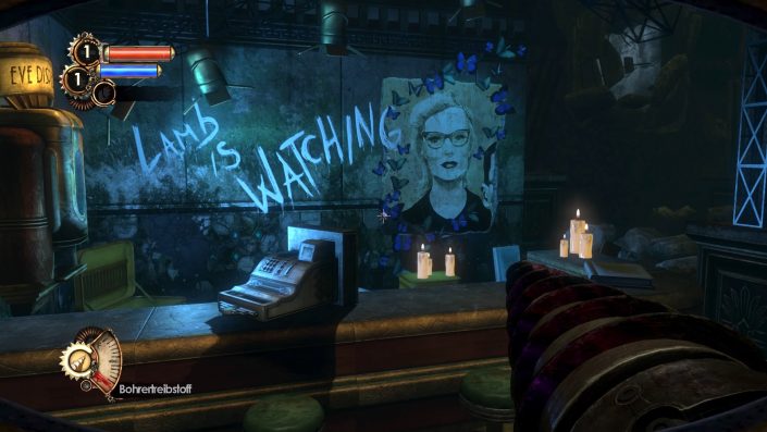 In "BioShock 2" kriegt ihr es mit Bösewicht Sofia Lamb zu tun.