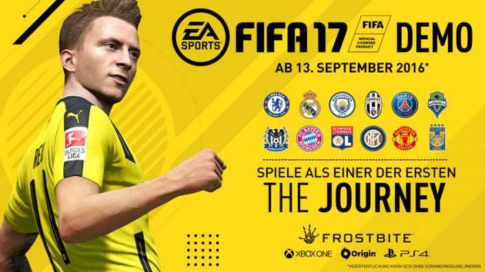 FIFA 17 Demo erscheint morgen, diese Inhalte sind dabei