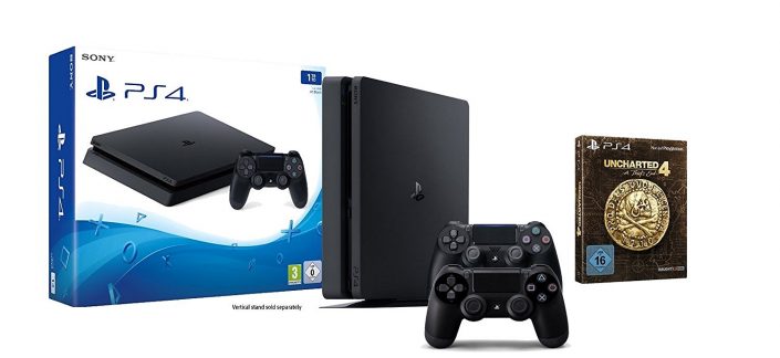 Herbstangebote: PS4 Slim mit Uncharted 4 und zwei DualShock 4 und weitere Deals
