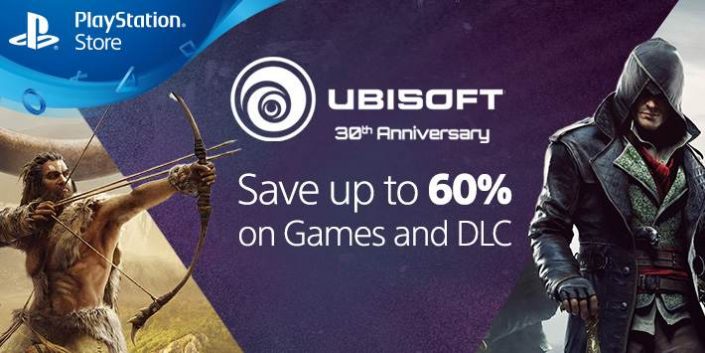 PSN Store: „Ubisoft 30th Anniversary“-Sale gestartet