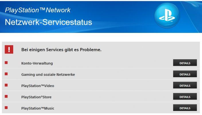 PSN und alle Dienste weiter offline, Sony untersucht das Problem – Update: wieder online