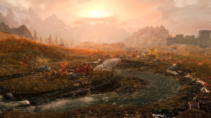 Skyrim: Special Edition – Video zeigt einen Ritt quer über die Map