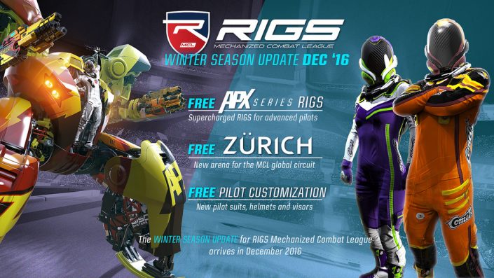 RIGS: Neue Arena, wöchentliche Prüfungen und mehr im Dezember-Update
