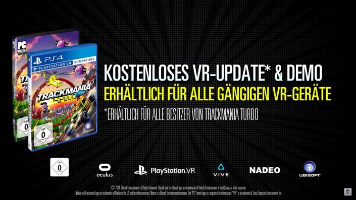 Trackmania Turbo: Trailer zum frisch veröffentlichten VR-Update