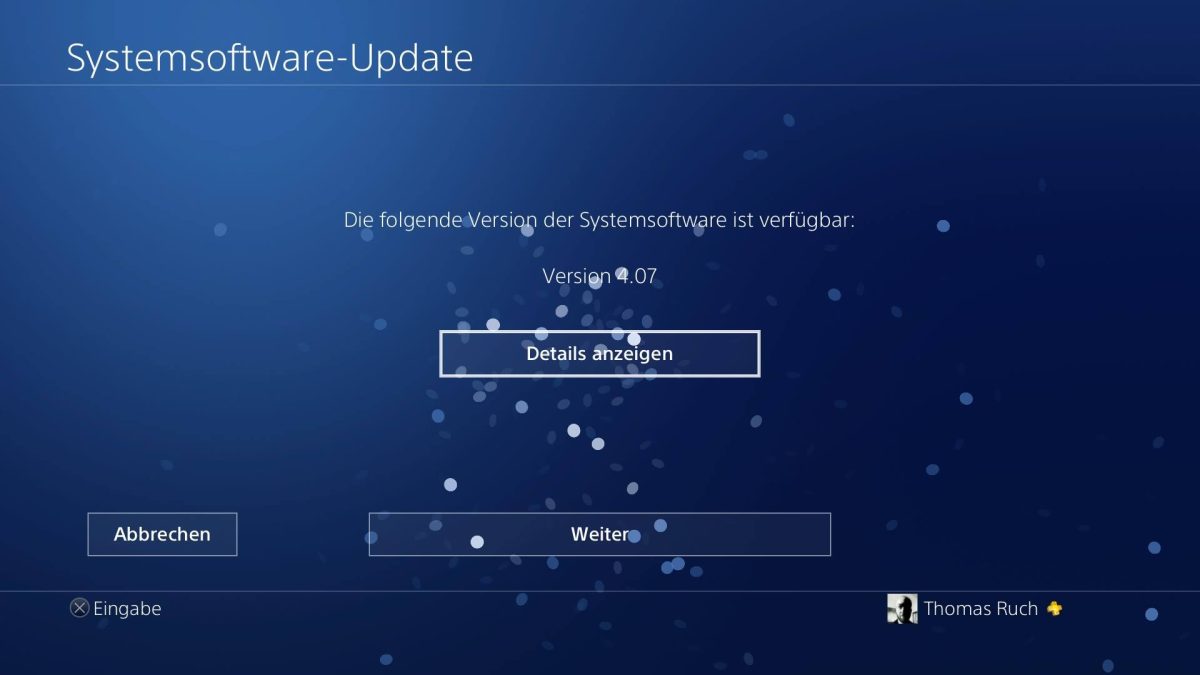 PlayStation 4 Firmware 4.07 veröffentlicht
