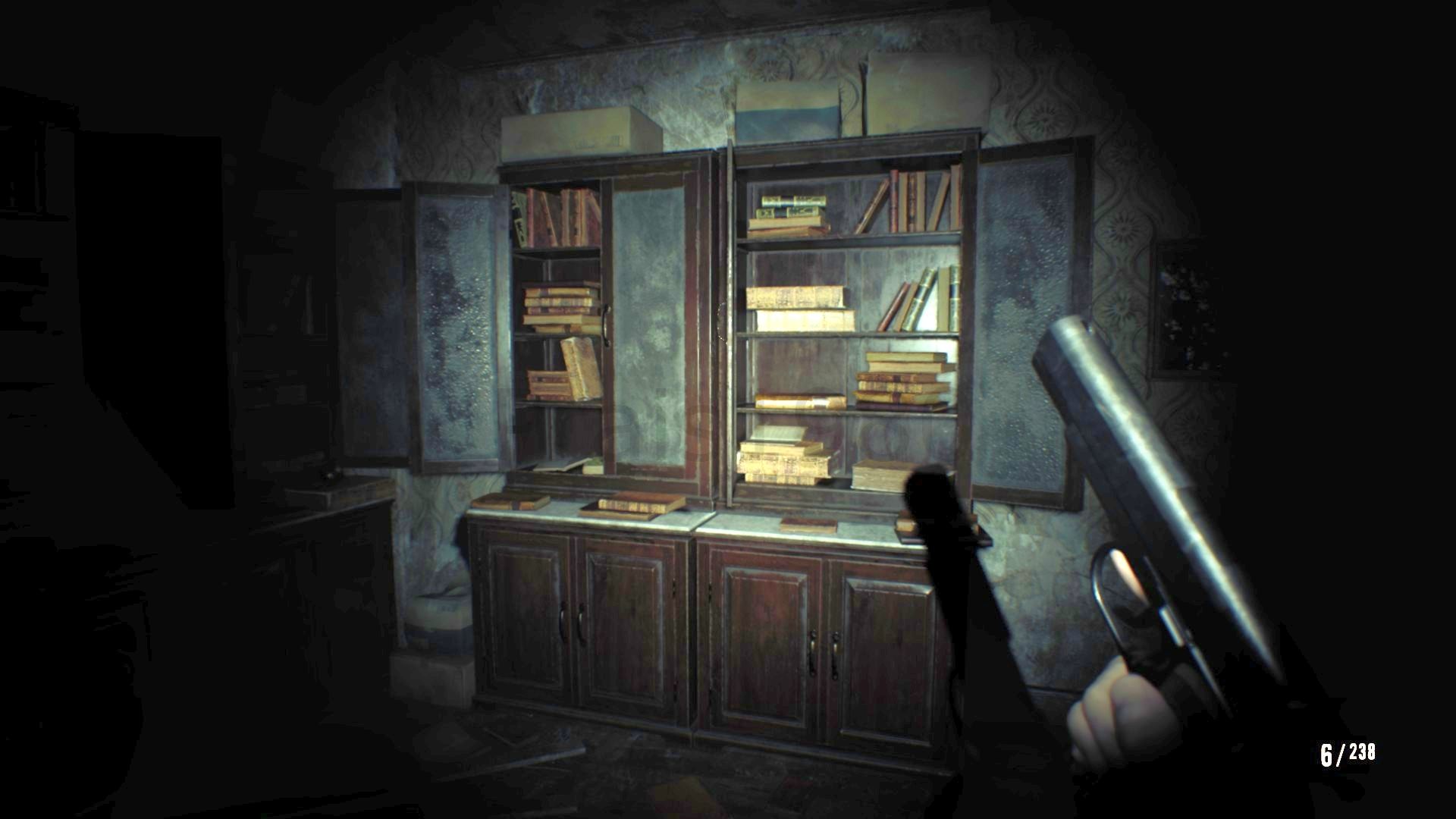 Как пройти резидент 7. Комната с трофеями Resident Evil 7.