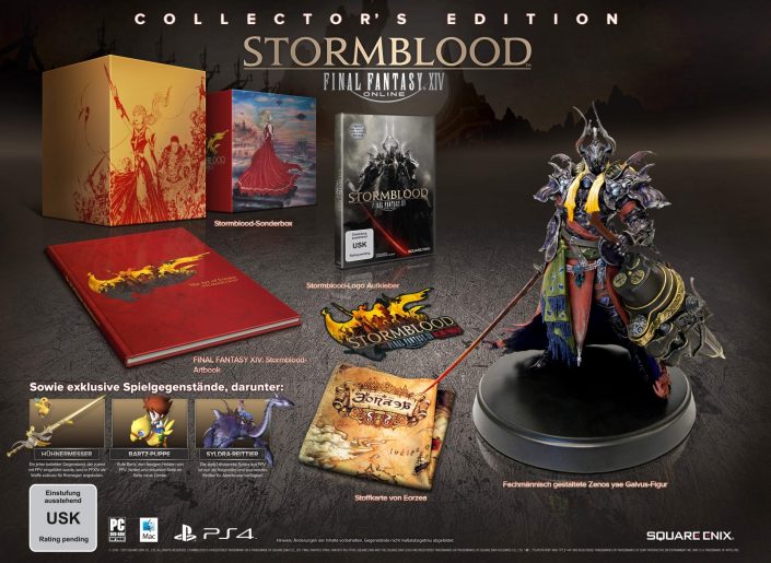 Final Fantasy XIV: Stormblood –  200 Euro teure Sammlerausgabe vorgestellt, jetzt vorbestellen